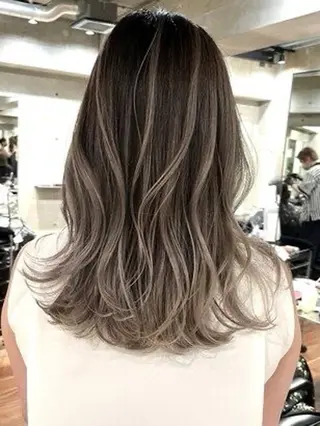 ミディアム カラー ブリーチ/髪質改善 Norikaのヘアスタイル