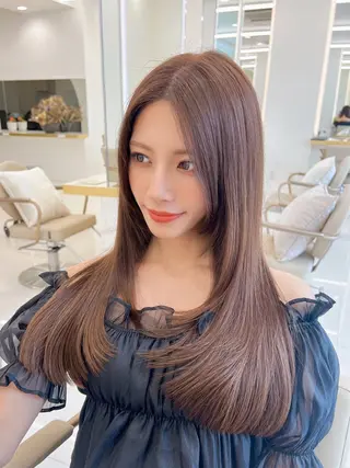 ロング カラー MAEUL luna所属・前髪顔周り/レイヤー 韓国/桔川恒のヘアスタイル