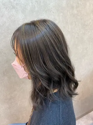 セミロング カラー 【enil代表】 杉林和哉のヘアスタイル
