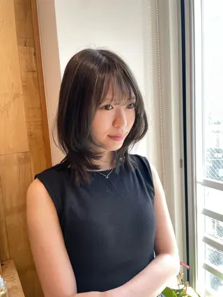 ミディアム カラー 透明感カラー🪡✨ レイヤー/ rinaのヘアスタイル