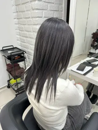 セミロング カラー 【予防美容特化】 kasumi🌷🌷のヘアスタイル