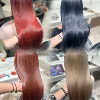 ロング 髪質改善/ブリーチ ツヤ髪/shiinaのヘアスタイル