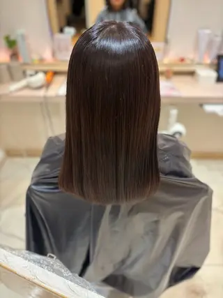 セミロング 川島 梨菜🌹のヘアスタイル