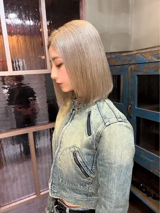 ミディアム ハイトーン/ブリーチ 🧁soraのヘアスタイル