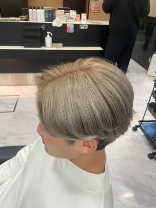 カラー メンズ 🐥くまがい💛 ダブルカラー／パーマのヘアスタイル