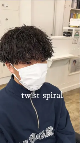 ショート メンズパーマ/縮毛 超特化/tomokiのヘアスタイル