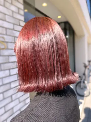 ショート カラー Rio🎀 艶カラー/韓国のヘアスタイル