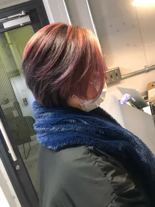 ショート カラー 松下 倫子のヘアスタイル
