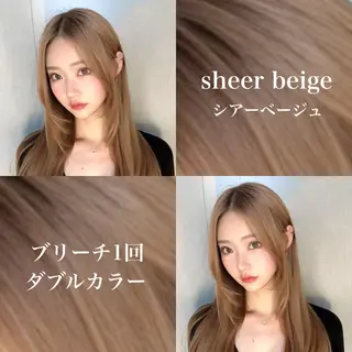 ミディアム カラー ヘアアレンジ 🫧新宿 髪質改善 /サスケ🫧のヘアスタイル