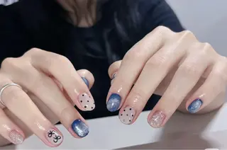 ネイル コネコネイルサロン モデル用のネイルデザイン