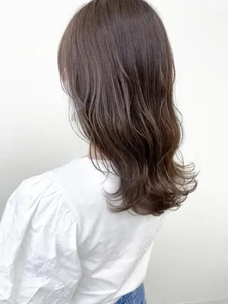 セミロング カラー Meena by urban所属・丹羽 隼人/髪質改善 /韓国ヘア🇰🇷のヘアスタイル