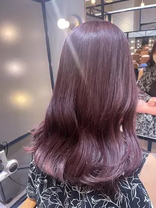 セミロング カラー ヘアアレンジ INCE HAIR ひらい なつきのヘアスタイル