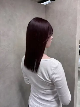 セミロング カラー 💜SUNNY キララ💜のヘアスタイル