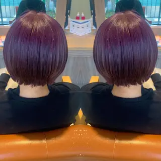 ショート カラー 韓国🇰🇷 ✂︎hair 内田愛のヘアスタイル