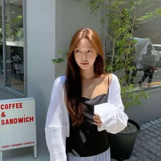 カラー 🤍ベージュ/透明感 韓国ヘア/まりん🤍のヘアスタイル