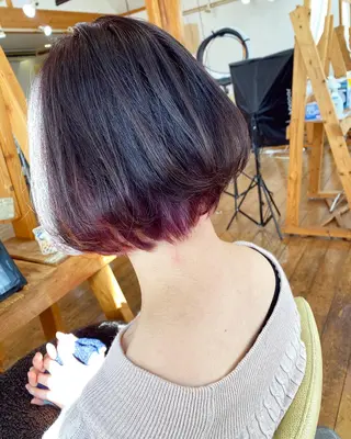 ショート カラー 荒木 ひろかのヘアスタイル