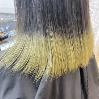 セミロング カラー ウルフ🐺/ボブ ハイトーン🌈/増田のヘアスタイル