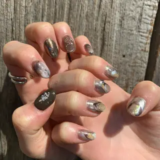 ネイル AOI✩⡱ y2kネイルのネイルデザイン