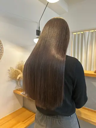 ロング カラー yuika .のヘアスタイル