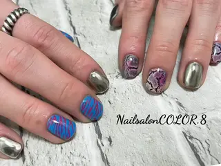 メンズ ネイル ネイルサロンカラーエイト所属・color.8 AYAのネイルデザイン