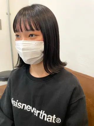 ミディアム ショート/ブリーチ mizuki🐋のヘアスタイル