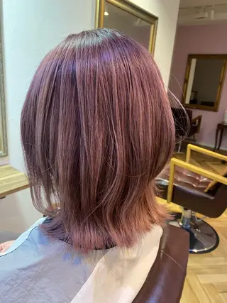 ミディアム 竹内 七渚のヘアスタイル