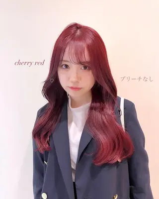 ロング RIKO👼🏻💓 韓国ガーリーのヘアスタイル