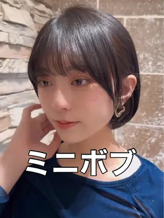 ショート 撮影カットモデル募集 前髪、顔周り/徳永のヘアスタイル