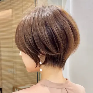 ショート カラー 髪質改善カラーと縮毛矯正/Vel(ベル)新宿店所属・ショート、ボブ特化 似合わせカット美容師のヘアスタイル