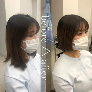 ショート 🌼渋谷韓国ヘア 桑尾幸奈🌼のヘアスタイル