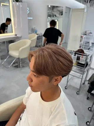 カラー メンズ 山下 光太郎のヘアスタイル
