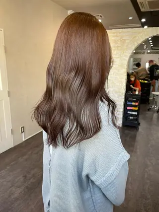 セミロング カラー🫧アレンジ 🎀REIMIのヘアスタイル