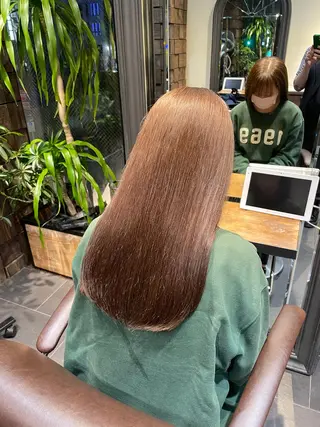 セミロング カラー MINX 長濱 優花 /銀座美容師のヘアスタイル