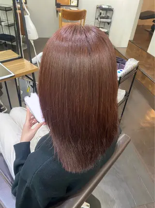 ロング カラー ヘアアレンジ 🍒ᩚ名駅/艶髪 縮毛矯正/あゆ🍒ᩚのヘアスタイル