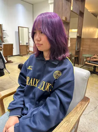 ミディアム カラー 大須/酸性ストレート 木場 健斗🌳のヘアスタイル