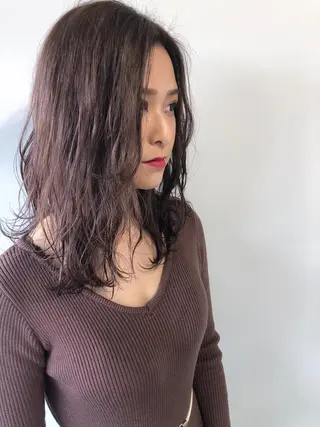 ロング 森本裕/オーナー/ スパイラルパーマのヘアスタイル