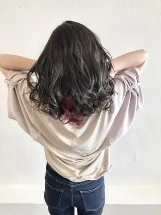 セミロング カラー Hair make VERDA所属・宮下 耕平のヘアスタイル