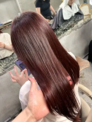 ミディアム カラー お任せヘア☘️☘️ 及川渚のヘアスタイル