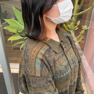 カラー ベージュ/透明感/ 桃子のヘアスタイル