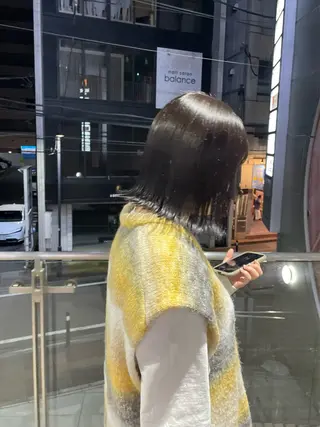 ミディアム 沼田 彩虹のヘアスタイル