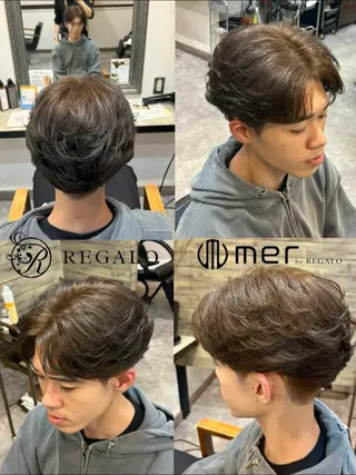 カラー 長谷川 凌久のヘアスタイル