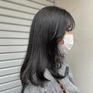 セミロング マホ/日吉/髪質改善 /レイヤー/ガーリーのヘアスタイル