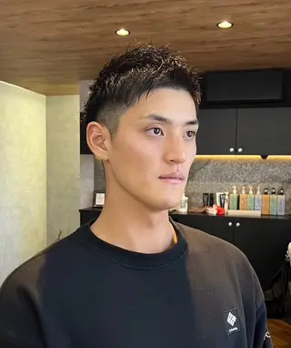 ショート パーマ メンズ SAKURA    gifu所属・✂️メンズ特化✂️ 大城聖瑠のヘアスタイル