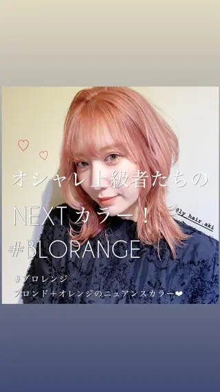 ミディアム Ly   hair（リーヘア）所属・Lyhair🦊🎀 AKIのヘアスタイル