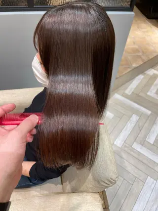 ロング カラー 新宿/髪質改善/ボブ 韓国レイヤー大重聖斗のヘアスタイル