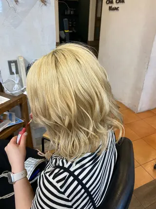 ミディアム ヘアアレンジ 徳 永のヘアスタイル
