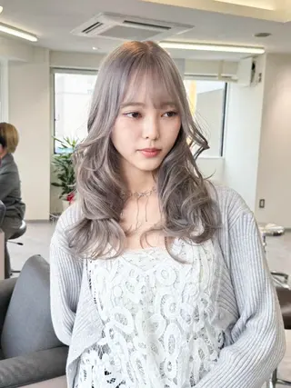 ロング カラー Elsa エルサのヘアスタイル