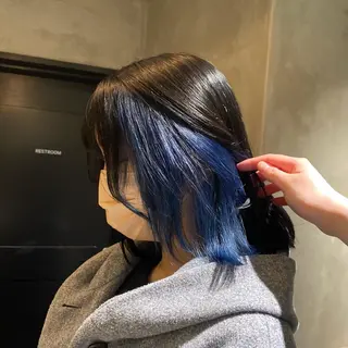 ミディアム カラー デザインカラー❤︎ イシイレイのヘアスタイル