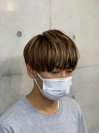 ショート カラー メンズ クセを最大限に活かす メンズパーマ奈良大祐のヘアスタイル