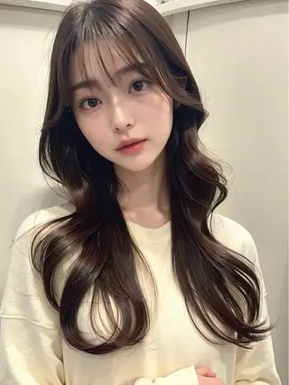 ロング 柔らか透明感カラー ☀️koshi☀️のヘアスタイル